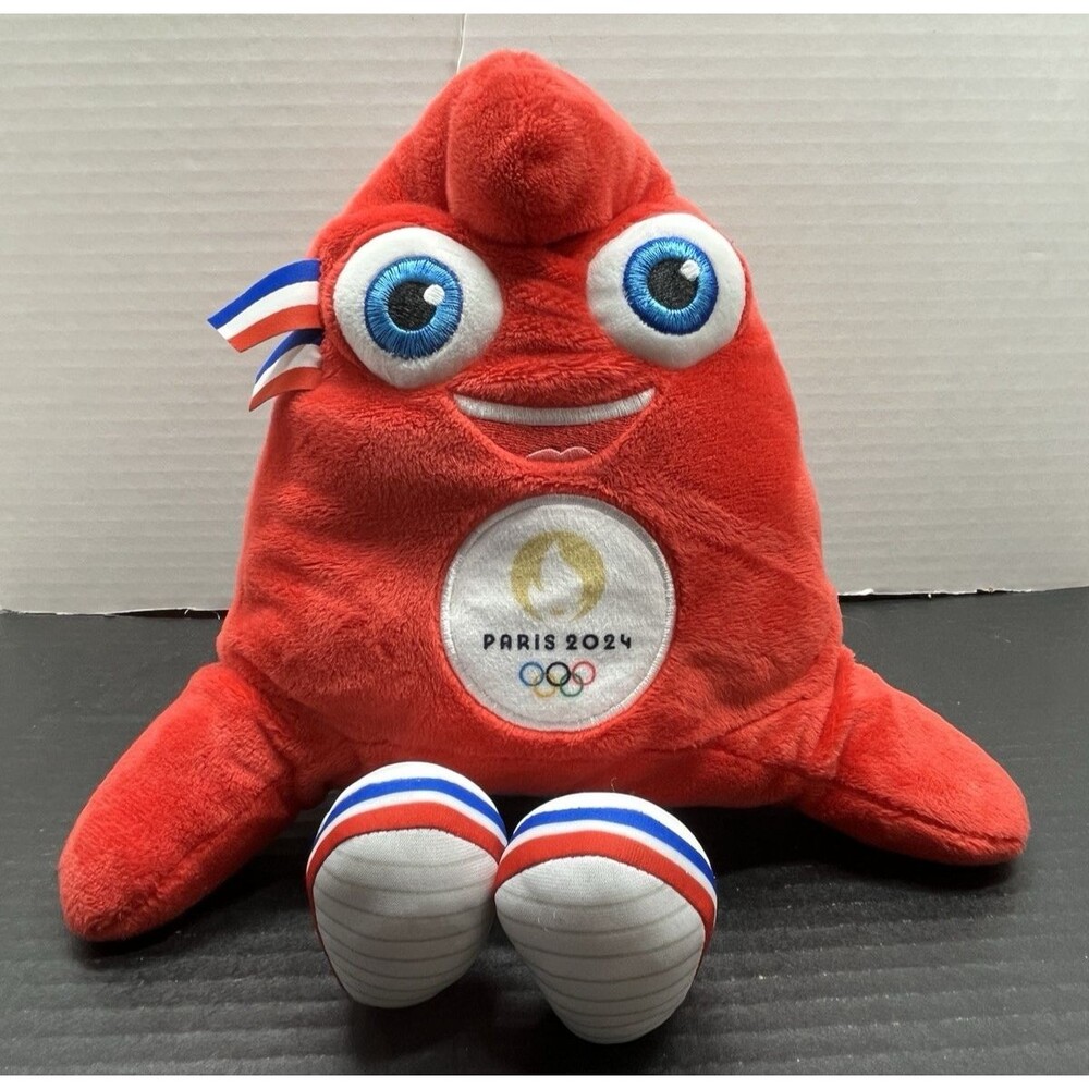 Paris 2024 Olympics Summer Games Les Phryges Mascot Plush Doll  9”